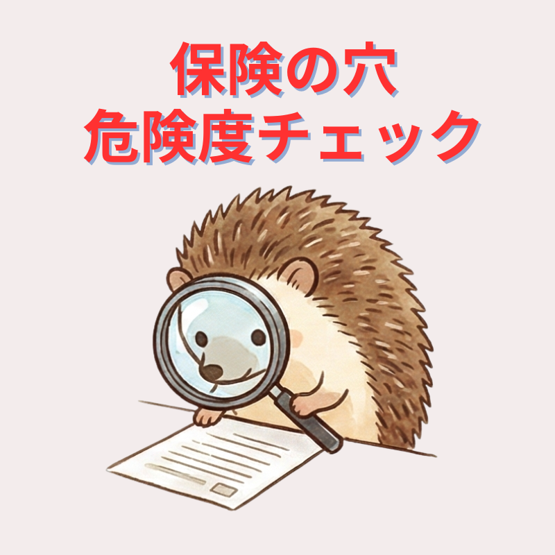 保険の穴・危険度チェック